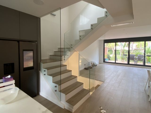 Ejemplo de uso de vidrio templado