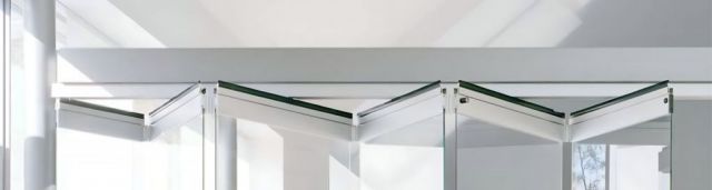 Tabiques de cristal plegable 