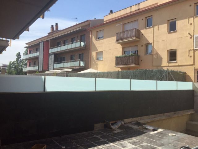 Barana de vidre mate