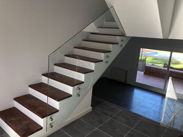 Baranes de vidre estil button