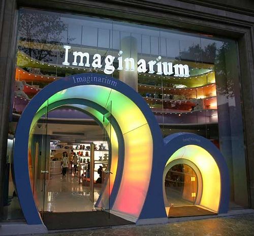 Aparador Imaginarium al Passeig de Gracia