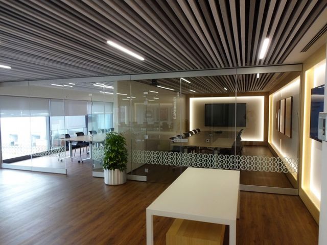 Paneles de vidrio plegable